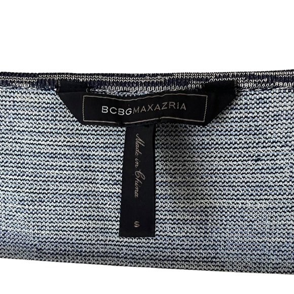 BCBGMaxAzria Alonya Knit Peplum Top Bare Pink Floral size Small - Picture 3 of 8